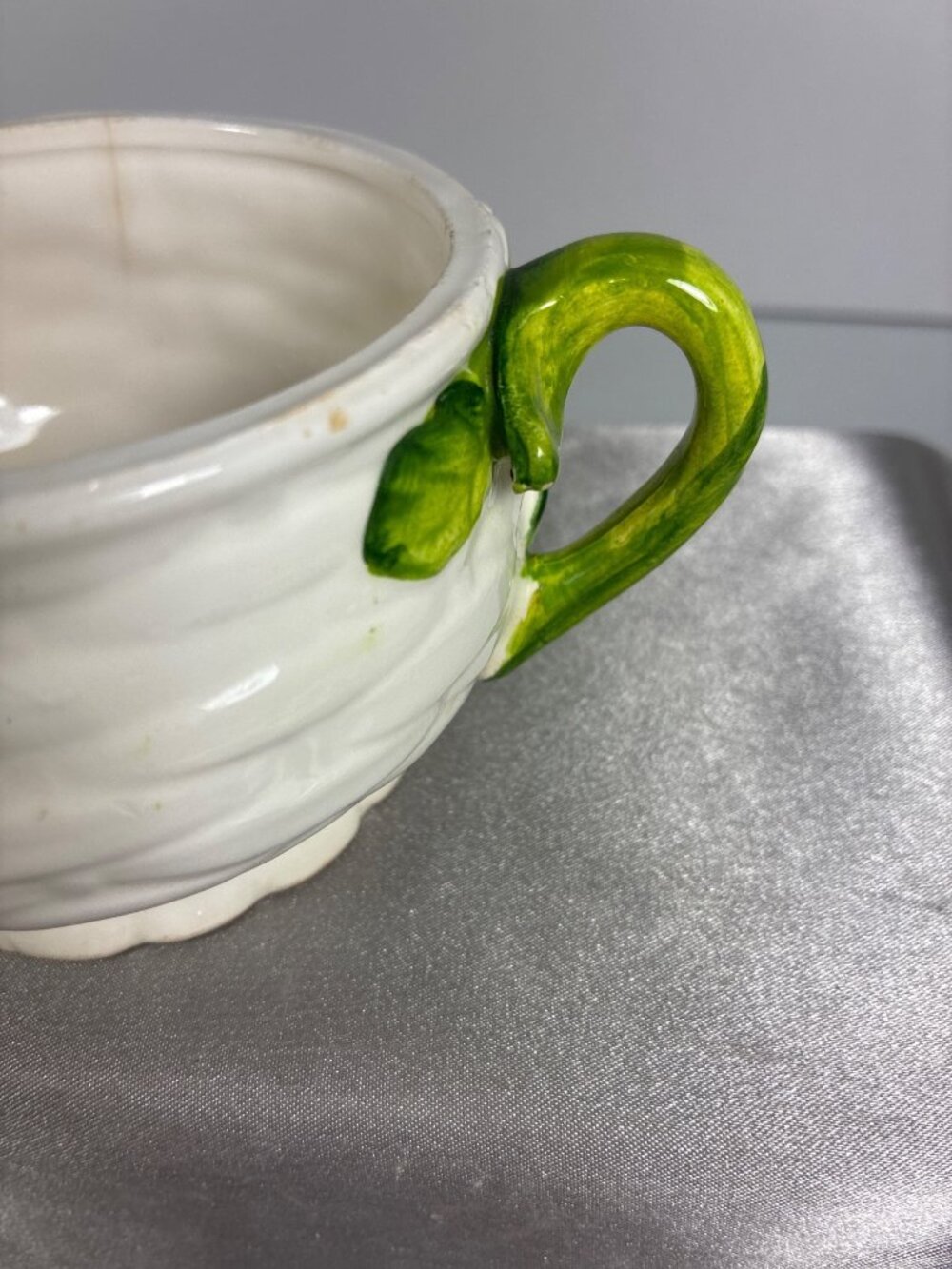 Vintage Lefton Rustic Daisy Sugar Bowl - Picture 9 of 14